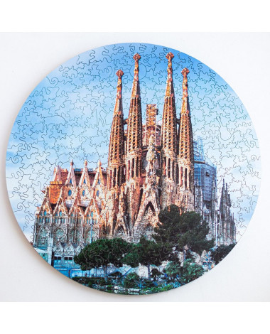 Drewniane Puzzle Sagrada Familia 455 szt.