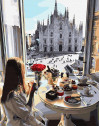 Śniadanie w Mediolanie