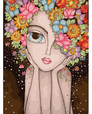 Dziewczyna-kwiat