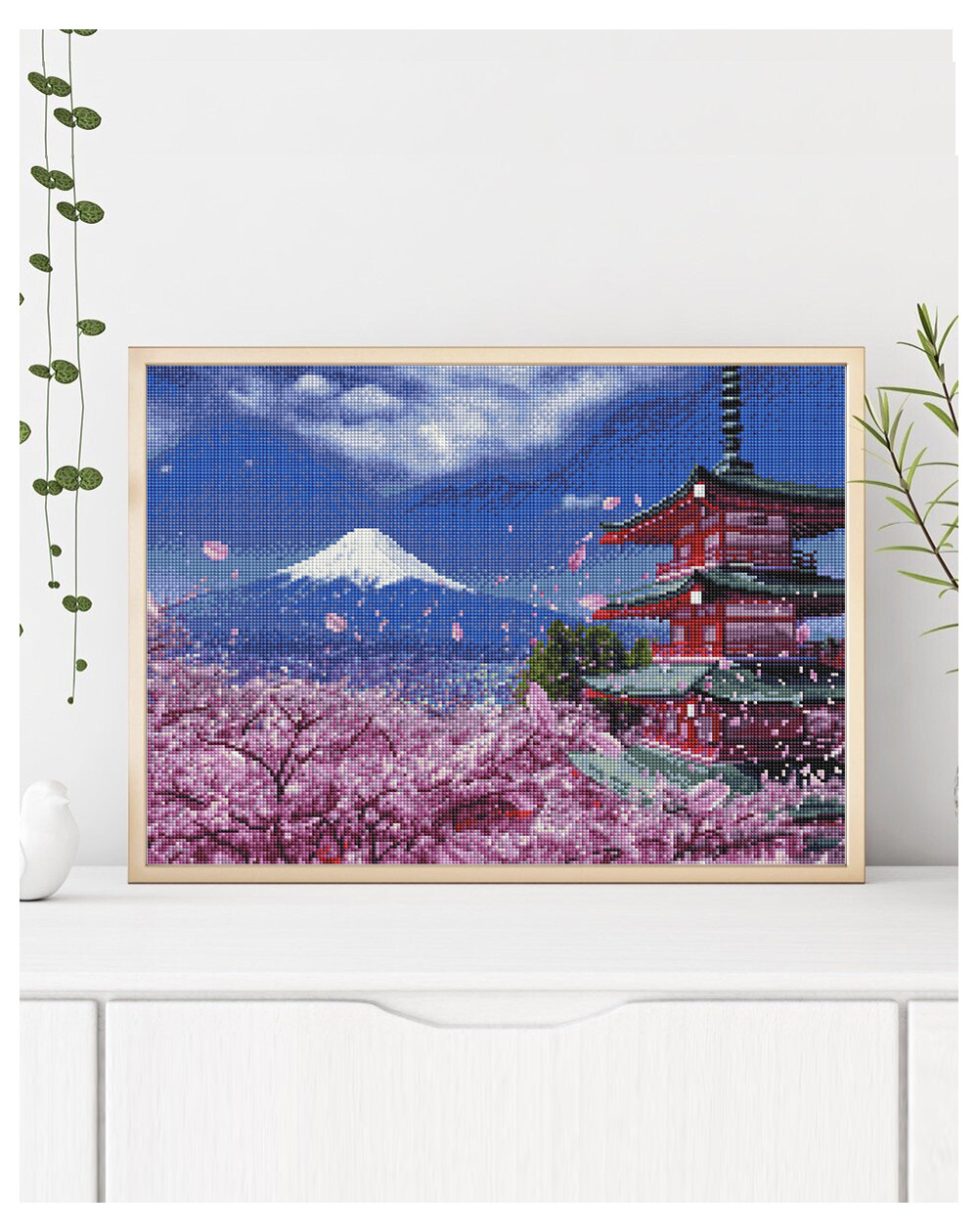Mozaika diamentowa Kwitnąca Japonia