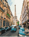 Malowanie po numerach Turystyczny Paryż