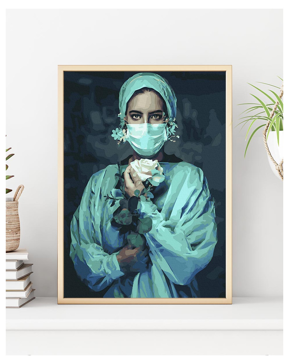 Pielęgniarka z różą