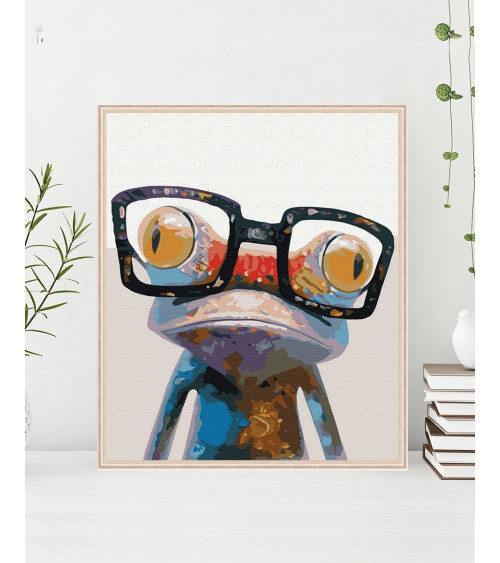 Żaba w okularach