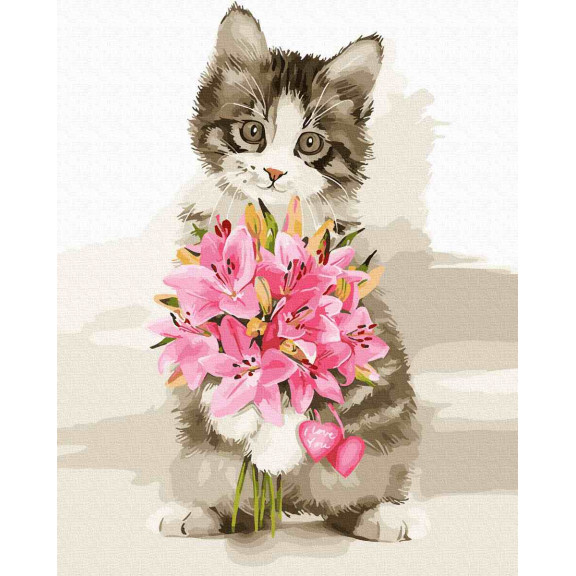 Kwiaty od kotka