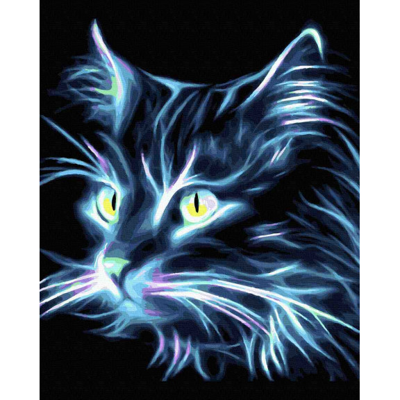Neonowy kot