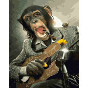 Małpa z gitara