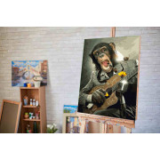 Małpa z gitara