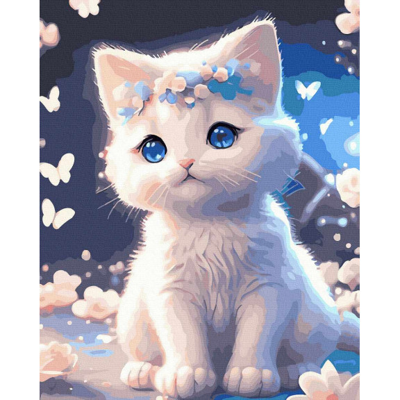 Kot o niebieskich oczach