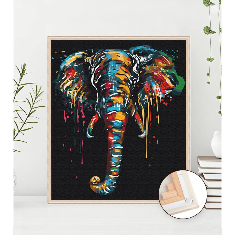 Słoń w kolorach