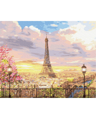 Piękne niebo Paryża