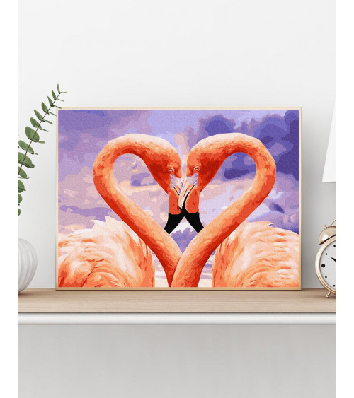 Zakochane flamingi