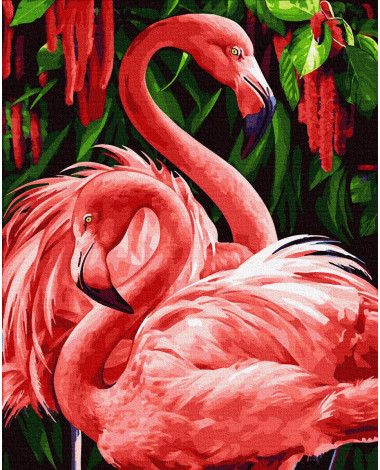 Urocze flamingi