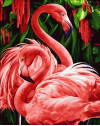 Urocze flamingi
