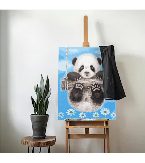 Malowanie po numerach Panda...