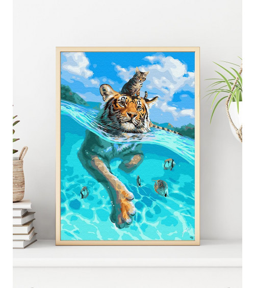 Pływający tygrys